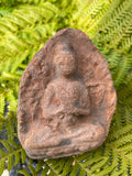 Antique Terracotta Thai Temple Spiritual Deity Idol Buddha Armstrong Collection