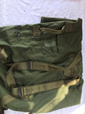 US Military Army Canvas Duffel Bag Rucksack Backpack Heavy Duty Vintage USA