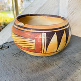Vintage Native American Indian Handmade Pottery Tribal Bowl