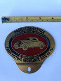 Protection-Service State Farm Mutual Auto ins. Co Bloomington, ill. Car Badge