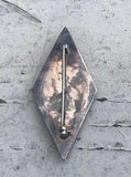 Vintage Judith Jack Sterling Silver 925 Black Onyx Marcasite Art Deco Brooch Pin