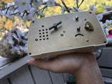 Vintage I can't begin to tell you White German Alarm Clock Made in Germany