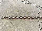 Vintage Sterling Silver Signed 925 Link Bracelet 10.5 grams