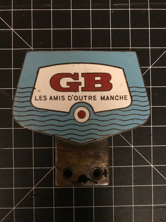 GB Les Amis D'Outre Manche Car Badge