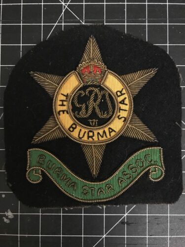 The Burma Star Association Embroidered Patch