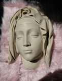 Authentic MMA Metropolitan Museum of Art Virgin Mary Virgin Head Art Sculpture