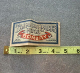 Taj Mahal Palace Hotel Bombay Luggage Label