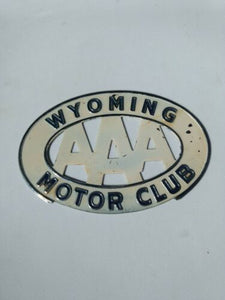 Wyoming Motor Club Car Badge