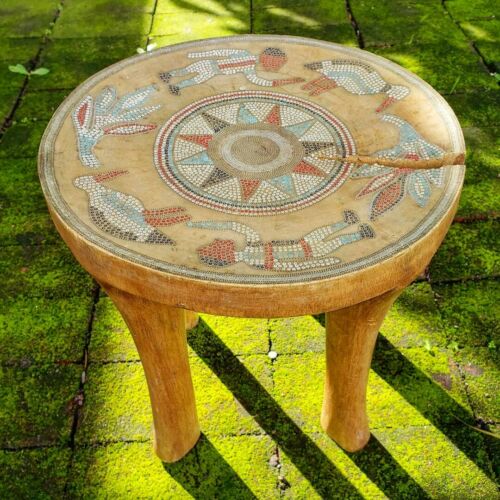 Exquisite Antique Tribal Art Makonde Ceremonial stool