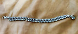 Vintage Sterling Silver Tribal Bell Signed Anklet