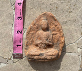 Antique Terracotta Thai Temple Spiritual Deity Idol Buddha Armstrong Collection