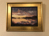 Klamath Lake Oil On Canvas Artist Signed Original Painting