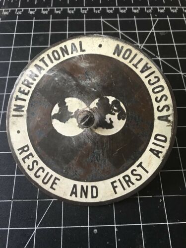 International Rescue And First Aid Association Car Badge