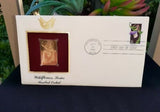 Uncirculated Wildflower Series 22k Gold Foil Replica Collectable Stamps Lot of 3