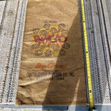 Old Bango Popcorn Seed Corn Sack Central Popcorn Co Schaller Iowa 100lb Bang O