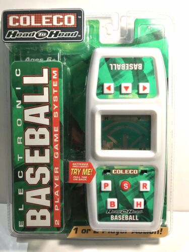 New Sealed Coleco Head-To-Head Electronic Baseball 1 or 2 Player Game System