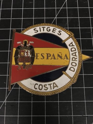Sitges Dorada Costa España Car Badge