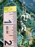 Vintage 925 Sterling Silver Kokopelli Fertility Deity Flute Player Charm Pendant