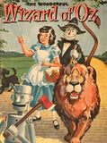 The Wonderful Wizard of Oz 1957 Edition Story Book With Illustrations Hard Cover