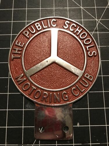The Public Schools Motoring Club Car Badge