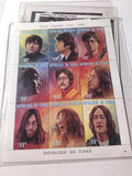 Set Of Collectible Beatles Stamps With Certificates Of Authenticity