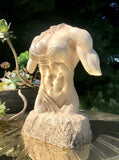 Vintage Signed Niels Anderson Female Body Building Statue Sculpture