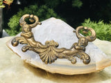 Set Of 5 Antique Art Nouveau Cherub Angel Handles Drawer Pulls