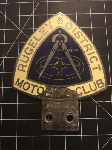 Rugeley & District Motoring Club Car Badge