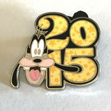 GOOFY 2015 Dated Disney Parks Booster Pack Pin Goofy Only