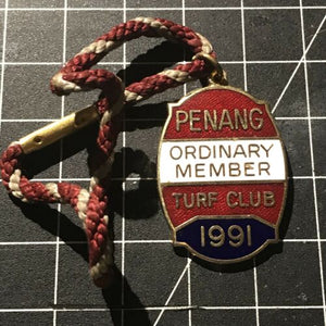 Penang Ordinary Member Turf Club 1991