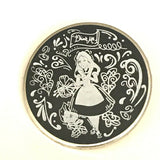 Alice "Drink Me" Alice in Wonderland B(W Chalkboard Sketch Disney Pin