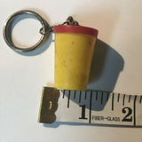 Amora Moutarde Forte Plastic Keychain Keyring