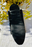 Vintage Black Cast Iron ShoeMaker Cobbler Mold Form Tool Stand Mounted on Wood