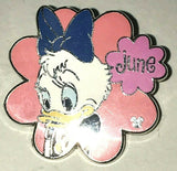 Disney Cast Lanyard Series Hidden Mickey Flower June Duck Niece Pin