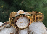 Designer Juicy Couture Gold Tone Stainless White Face Ladies Unisex Watch