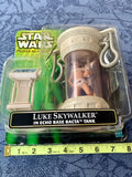 NIB Star Wars Power of the Jedi Luke Skywalker Figure in Echo Base Bacta Tank