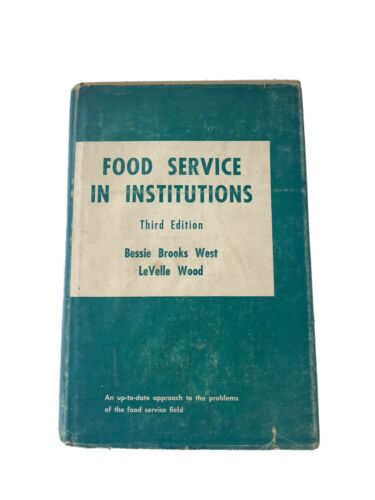 1977 Vintage Food Services In Instructions By Bessie Brooks