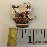 Disney DLR Hidden Mickey Queen of Hearts pin from Alice In Wonderland Chess
