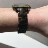Women’s Fossil Bakelite Wristwatch Stainless Steel Back