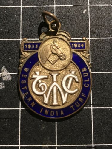 Western India Turf Club 1933-1934 Badge #1356