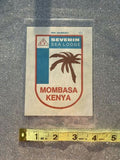 Severin Sea Lodge Mombasa Kenya Africa Palm Tree Advertising Luggage Label