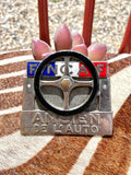 FMCAF Ancien De L’Auto Paris France French Car Badge 117 D