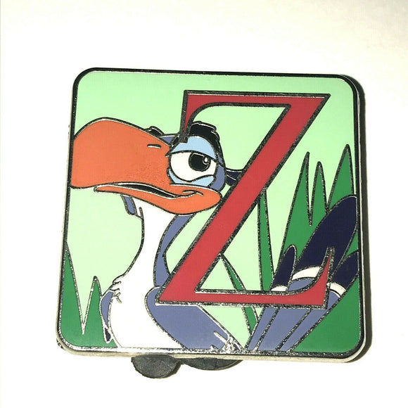 2015 Disney Parks Alphabet Mystery Trading Pin Letter Z ZAZU from The Lion King
