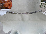 Vintage Handmade Sterling Silver 925 Bali Foxtail Weave Necklace 4mm 47.48g