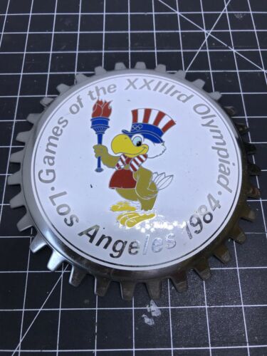 Games Of The XXIIIrd Olympiad Los Angeles 1984 Reproduction Car Badge