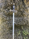 Henderson Ames Co Knights Templar Masonic Sword w/ Detailed Scabbard Kalamazoo