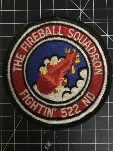 The Fireball Squadron Fightin’ 522 ND Velcro Patch