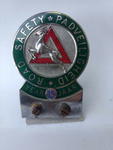 Road Safety Padveiligheid Year Jaar 15 p2040 Car Badge