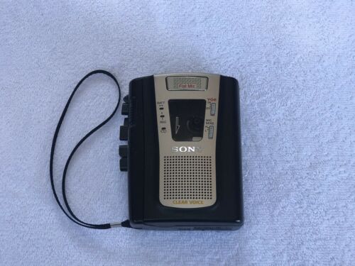 Vintage Sony Cassette Tape Player VOR, tcm-50dv,clear voice 2x Rec Time VINTAGE