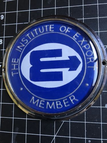 The Institute Of Export Member Car Badge